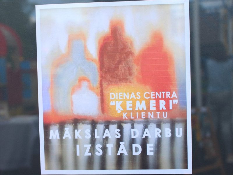 Mākslinieces Annas Šenkes audzēkņu – Centra “Ķemeri” Klientu darbu izstāde.