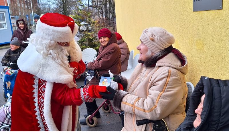 Ziemassvētku svinības Nodaļā “Sloka”